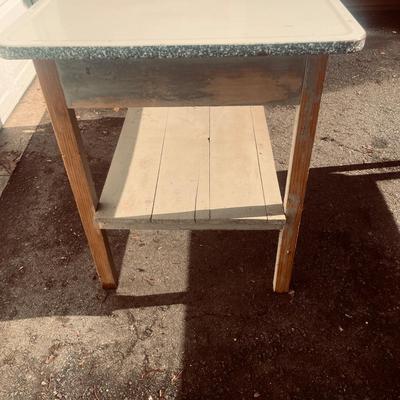 EnamelTopped Kitchen Work Bench (G-MG)