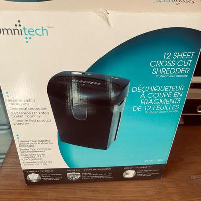 Office Supply Variety incl. NIB Shredder, Canon Calculator, & Much More (O-MG)