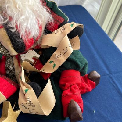 Reclining santa