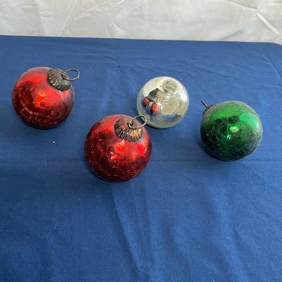 Lot of Kugel ornaments
