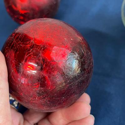 Lot of Kugel ornaments