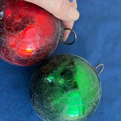 Lot of Kugel ornaments