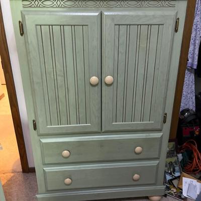 B1- Dresser/mirror, armoire & nightstand