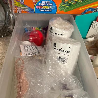 B6- Crafting supplies (doilies, VBS crafts, glitter, etc)