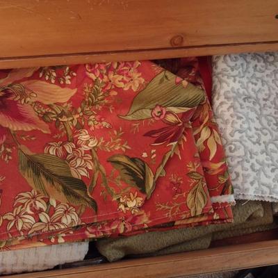 Collection of Fabrics and Linens