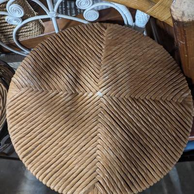 Wicker Woven Seated Stool