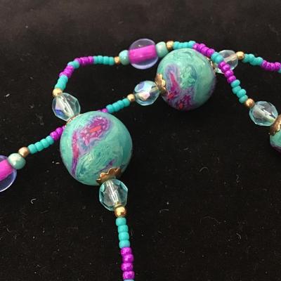 Beautiful Colors Beaded Necklace