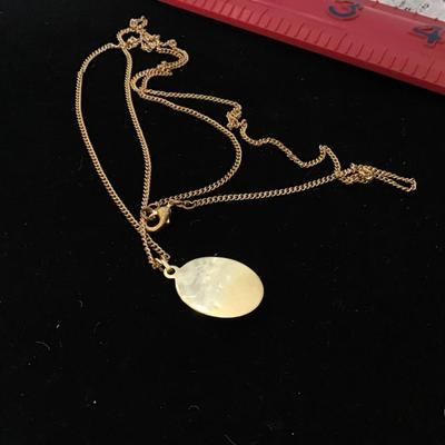 Petite Cameo Necklace with Chain