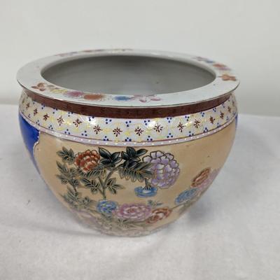 Painted Ceramic Plant Pot