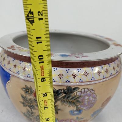 Painted Ceramic Plant Pot
