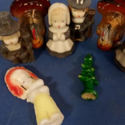 LOT 128 LOT OF VINTAGE GURLY CANDLES