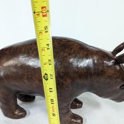 Large Leather Brown Bear