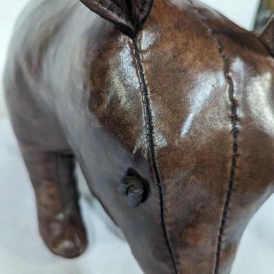 Large Leather Brown Bear