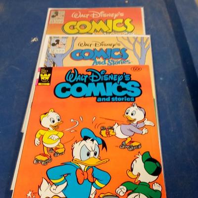 LOT 131 THREE WALT DISNEY COMIC BOOKS