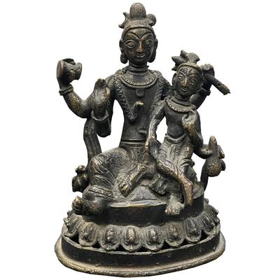 Tibet Bronze Diety Statue