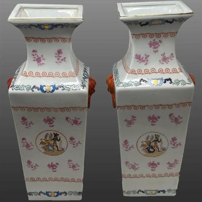 20th Century Chinese Twin vases (Republic Era)