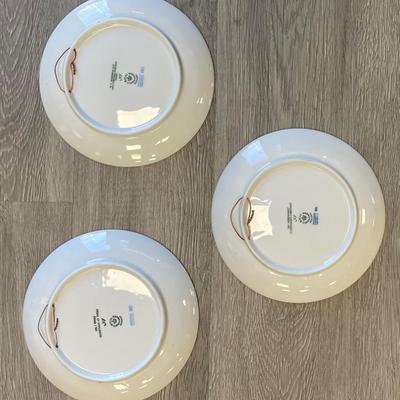 Set of 3 Royal Copenhagen Plates 1990, 2005, 2008