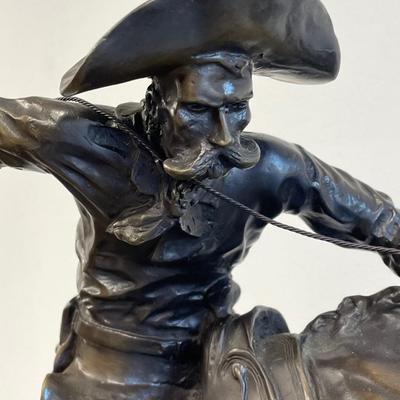 Fredrick Remington “BRONCO BUSTER" Bronze Sculpture