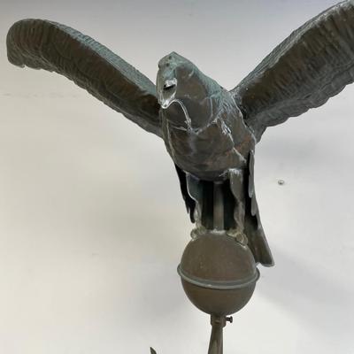 Antique Copper American Eagle Weathervane