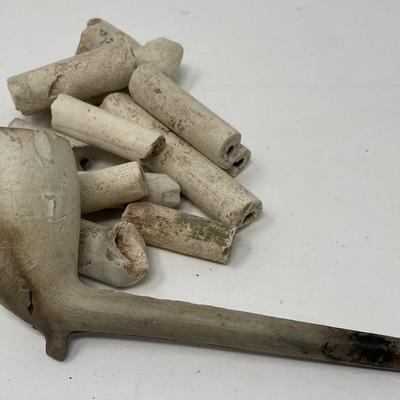 19C Clay Pipe and Fragments