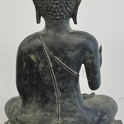 Antique Bronze Sitting Buddha