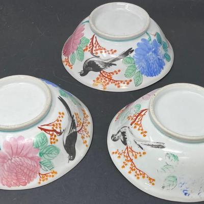 Early 20th Century 3 Chinese Dish Plates