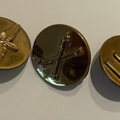 Set of 10 WW2 US Military pins #2