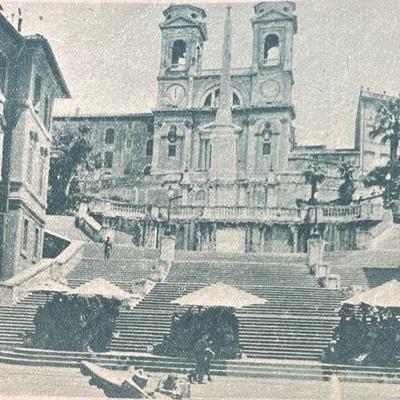 Roma, Chiesa della Trinita dei Monti Post Card