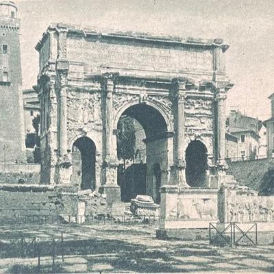 Roma, Arco di Settimio Severo Post Card