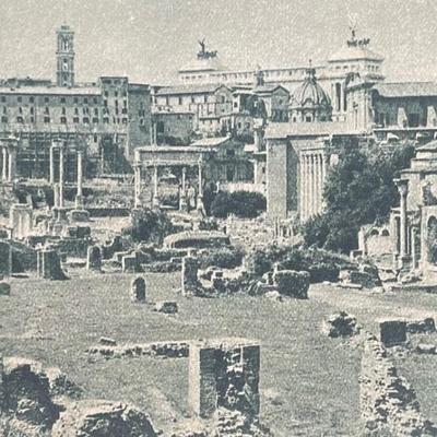 Roma, Foro Romano Post Card