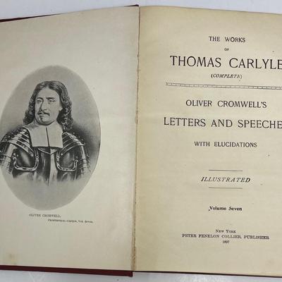 Carlyle's Complete Works 16 volumes Peter Fenelon Collier, Publisher copyright 1897