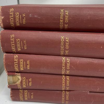 Carlyle's Complete Works 16 volumes Peter Fenelon Collier, Publisher copyright 1897