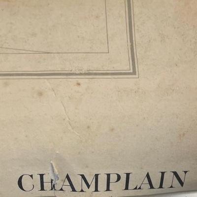 CHART: U.S LAKE SURVEYS/ LAKE CHAMPLAIN/ CUMBERLAND HEAD, NY and SAVAGE ISLAND, VT. TO FOUR BROTHERS