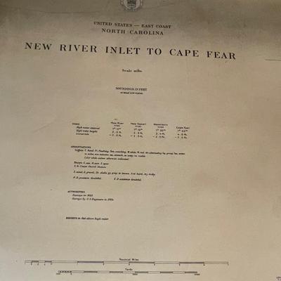 Chart: United States- East Coast/ NORTH CAROLINA/ RIVER INLET TO CAPE FEAR.