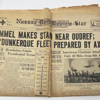 Nassau Daily Review - Star 15797 "Rommel Makes Stand Near Oudref"