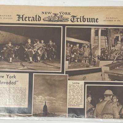 NY Herald Tribune 15401 "Lesson in Global Thinking" - FDR