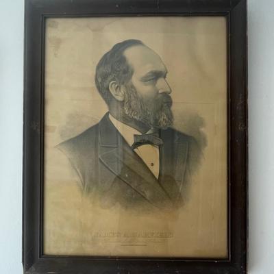 Litho, J. H. Bufford's Sons, James A. Garfield