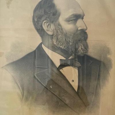 Litho, J. H. Bufford's Sons, James A. Garfield