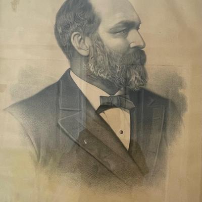 Litho, J. H. Bufford's Sons, James A. Garfield