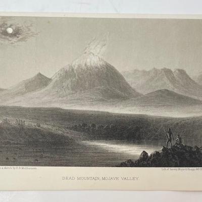 Sarony, Major &  Knapp Lith, Dead Mountain, Mojave Valley