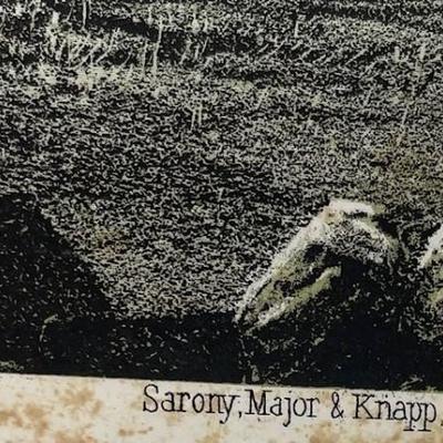 Sarony, Major &  Knapp Lith, Kamas Prairie of the Pend D'Oreilles Indians in the Rocky Mountains