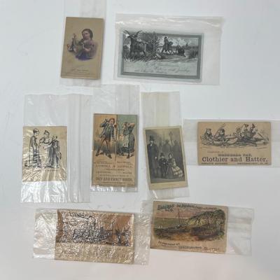 Trade Cards, 6 various , late 19th/early 20th century