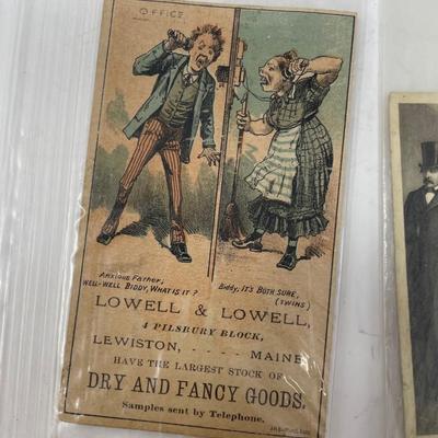 Trade Cards, 6 various , late 19th/early 20th century