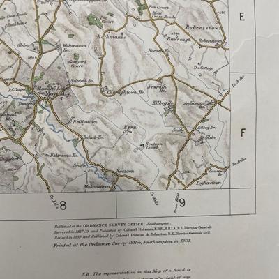 ORDNANCE SURVEY OF IRELAND/ Sheet No. 80/ CAVAN, MEATH & MONAGHAN/ Surveyed 1837 - 39. Printed in