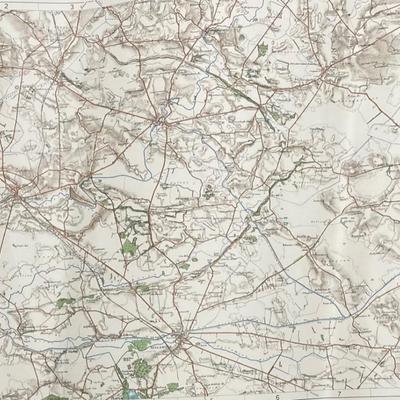 ORDNANCE SURVEY OF IRELAND/ SHEET NO.109/ KING CO. & CO. WESTMEATH. / PUBLISHED IN 1900