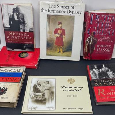 Collection 7 Books - Roman/Tsar/Russia Royal Family