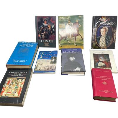 Collection 9 Books French Royal Family