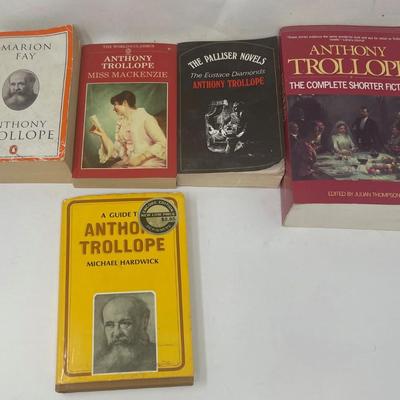 Collection of 5 Books by or about Anthony Trollope