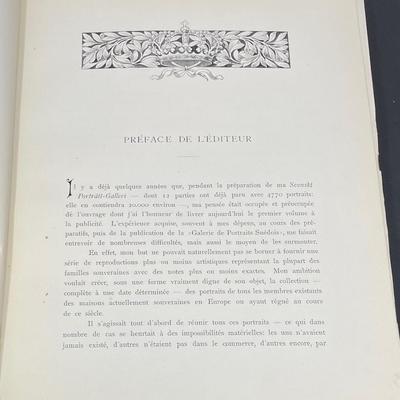 Two Books "Les Maisons Souveraines De L'Europe" Collection Hasse W. Tullberg