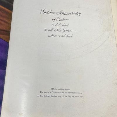"City of New York Gold Anniversary of Fashion 1898-1948" Official Jubilee Edition Magazine